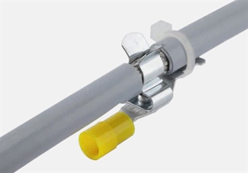 Heboklips med aflastningsfod, for kabelsko montering, til 4-6mm tråd